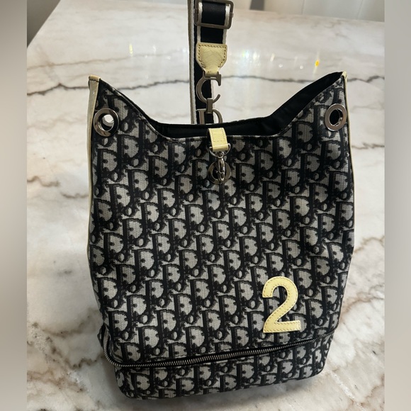 Vintage Dior Black Trotter No.2 Sling Bag/ Backpack - Picture 13 of 16